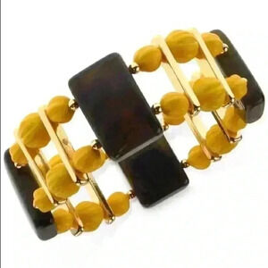 Style & Co new Gold double row beaded bracelet
